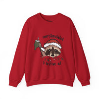 Overstimulated and Festive Unisex Heavy Blend™ Crewneck Sweatshirt