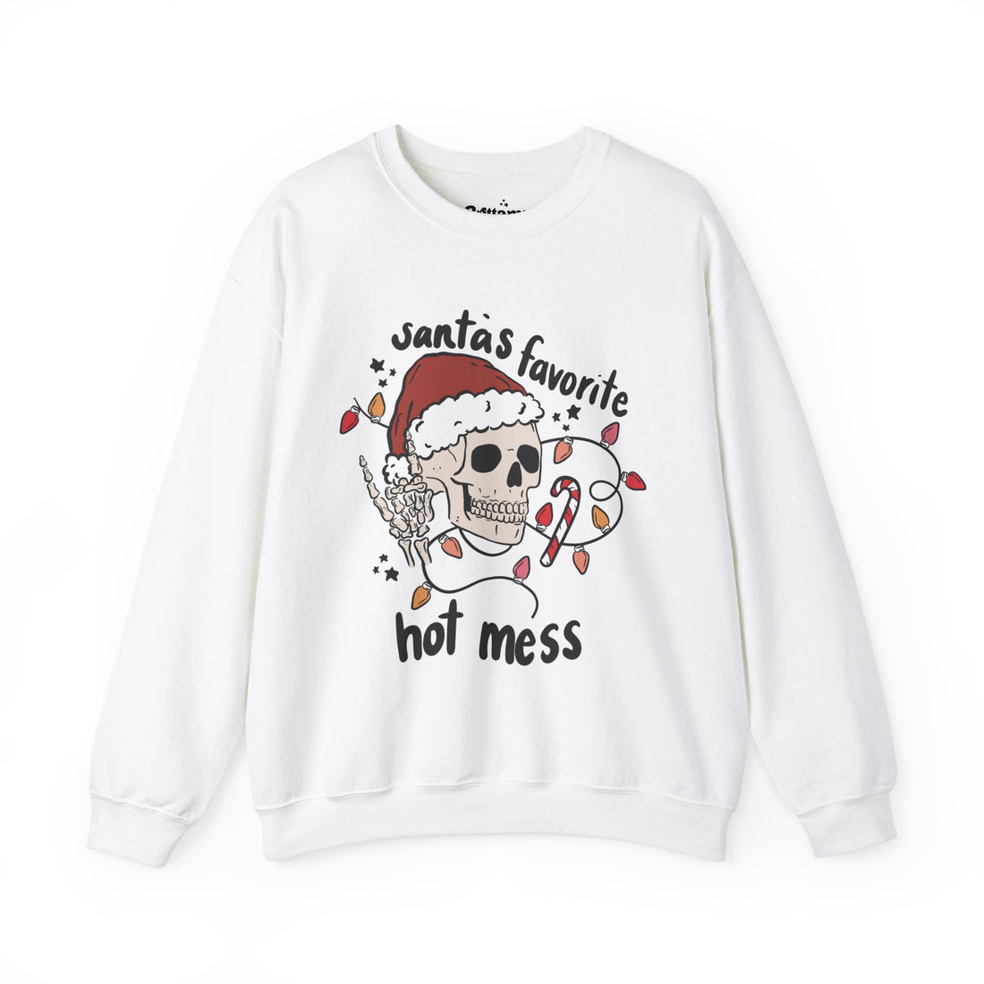 Santa’s Hot Mess Unisex Heavy Blend™ Crewneck Sweatshirt