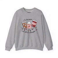 Jolly and Caffeinated Unisex Heavy Blend™ Crewneck Sweatshirt