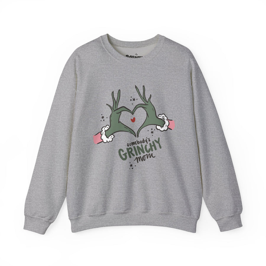 Grinchy Mom Unisex Heavy Blend™ Crewneck Sweatshirt