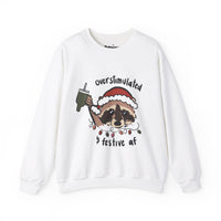 Overstimulated and Festive Unisex Heavy Blend™ Crewneck Sweatshirt