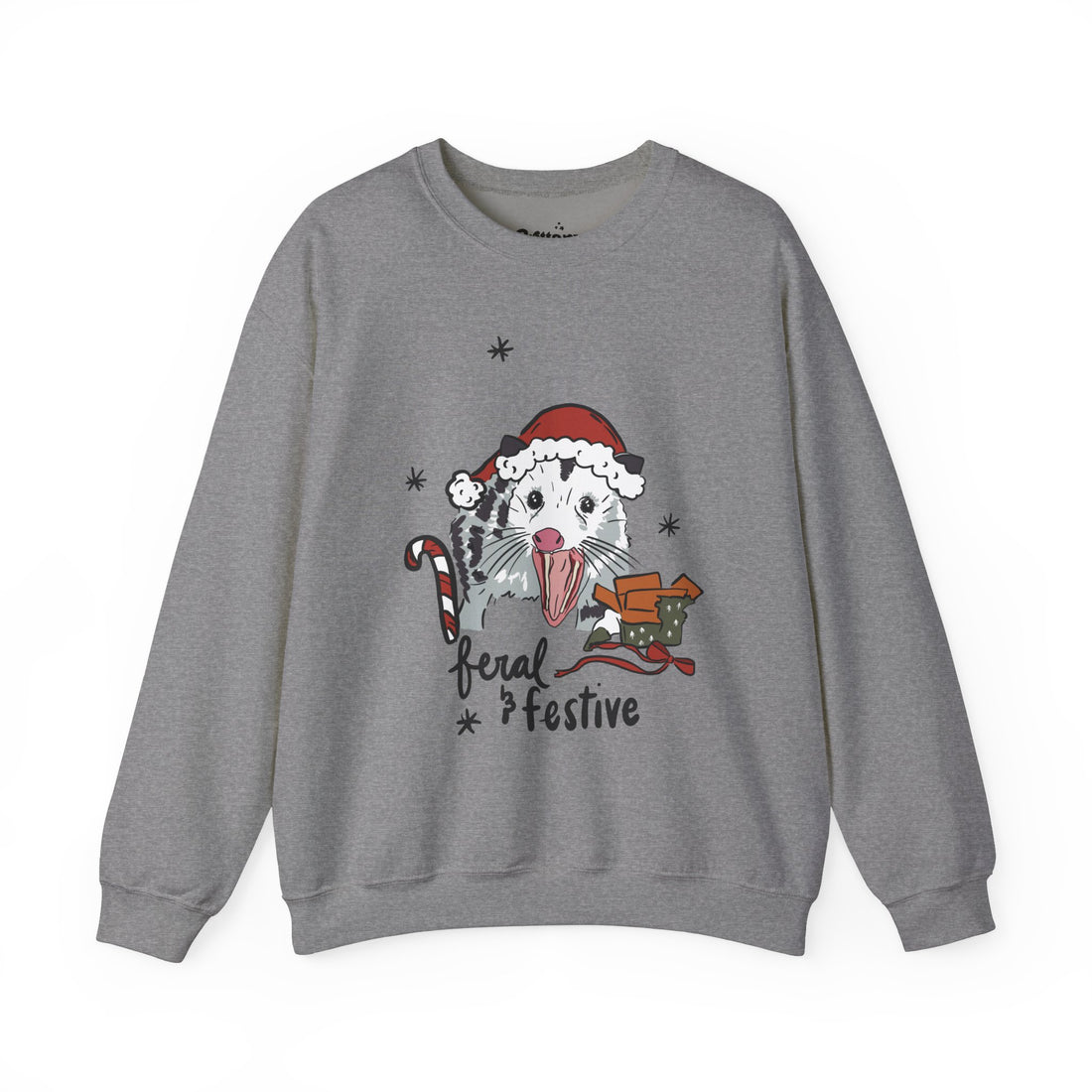 Feral and Festive Unisex Heavy Blend™ Crewneck Sweatshirt