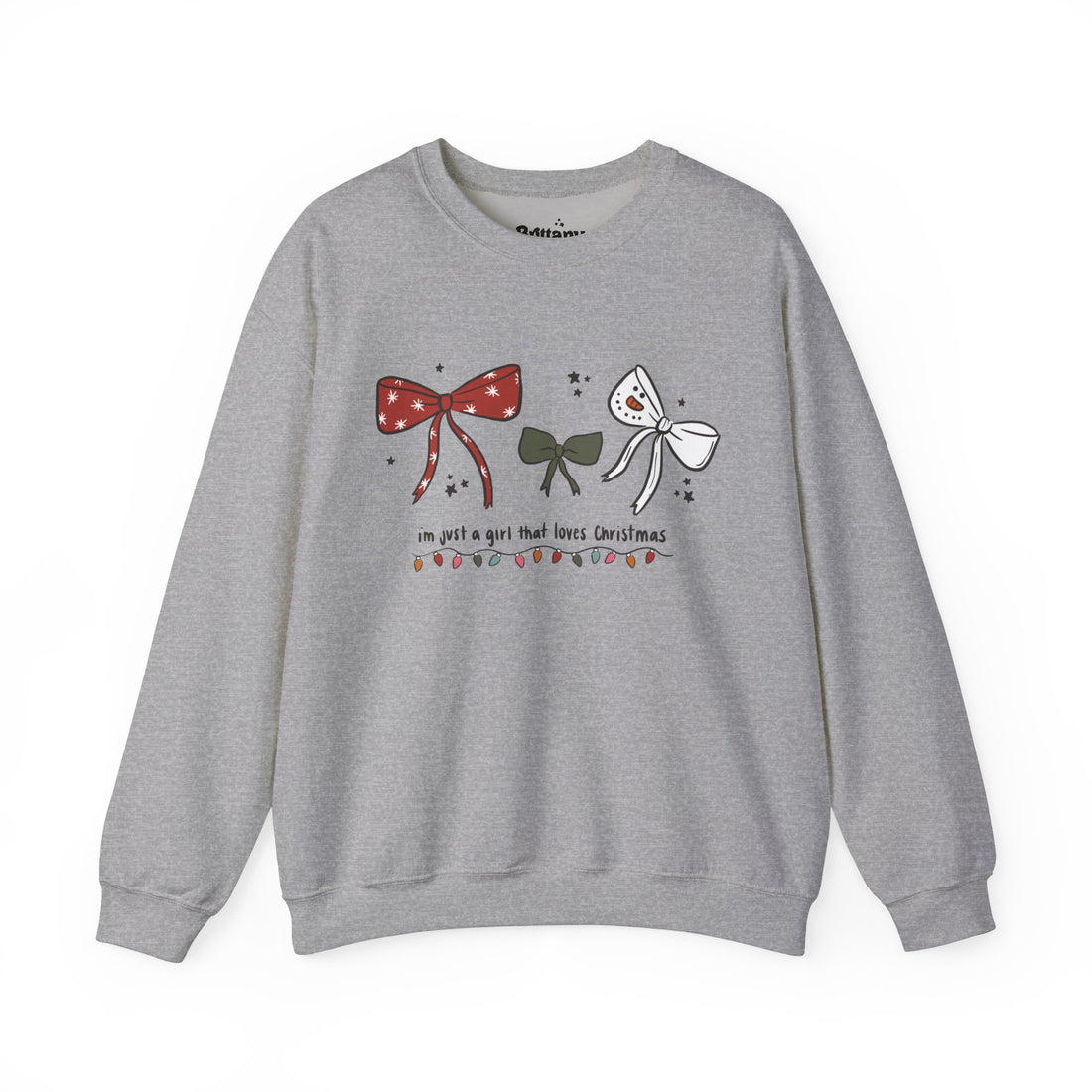 Just a girl that Loves Christmas Unisex Heavy Blend™ Crewneck Sweatshirt