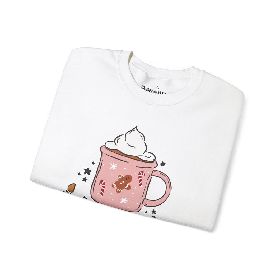 Merrier with coffee Unisex Heavy Blend™ Crewneck Sweatshirt