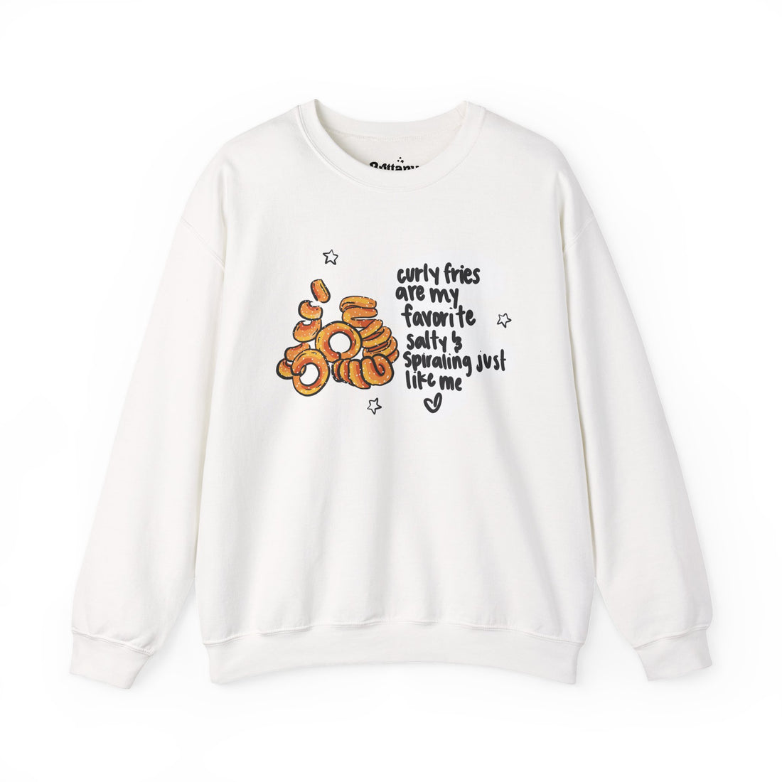 Curly Fries Unisex Heavy Blend™ Crewneck Sweatshirt