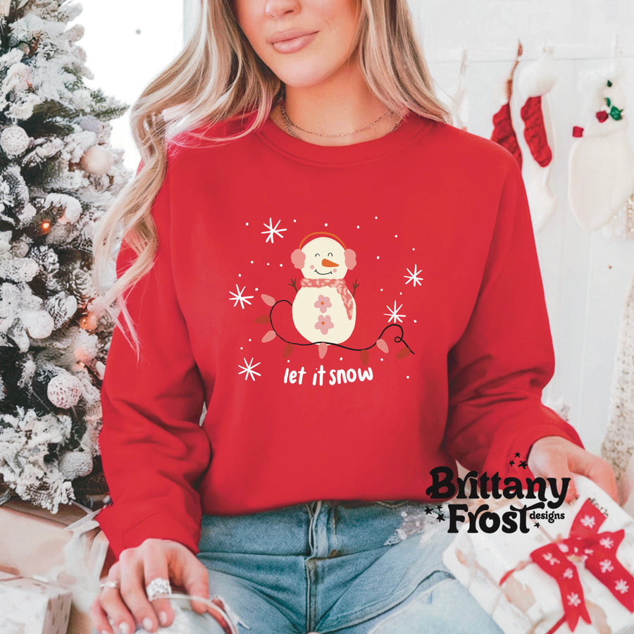 Let it Snow Unisex Heavy Blend™ Crewneck Sweatshirt