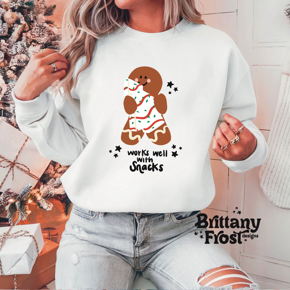 Works well with Snacks Unisex Heavy Blend™ Crewneck Sweatshirt