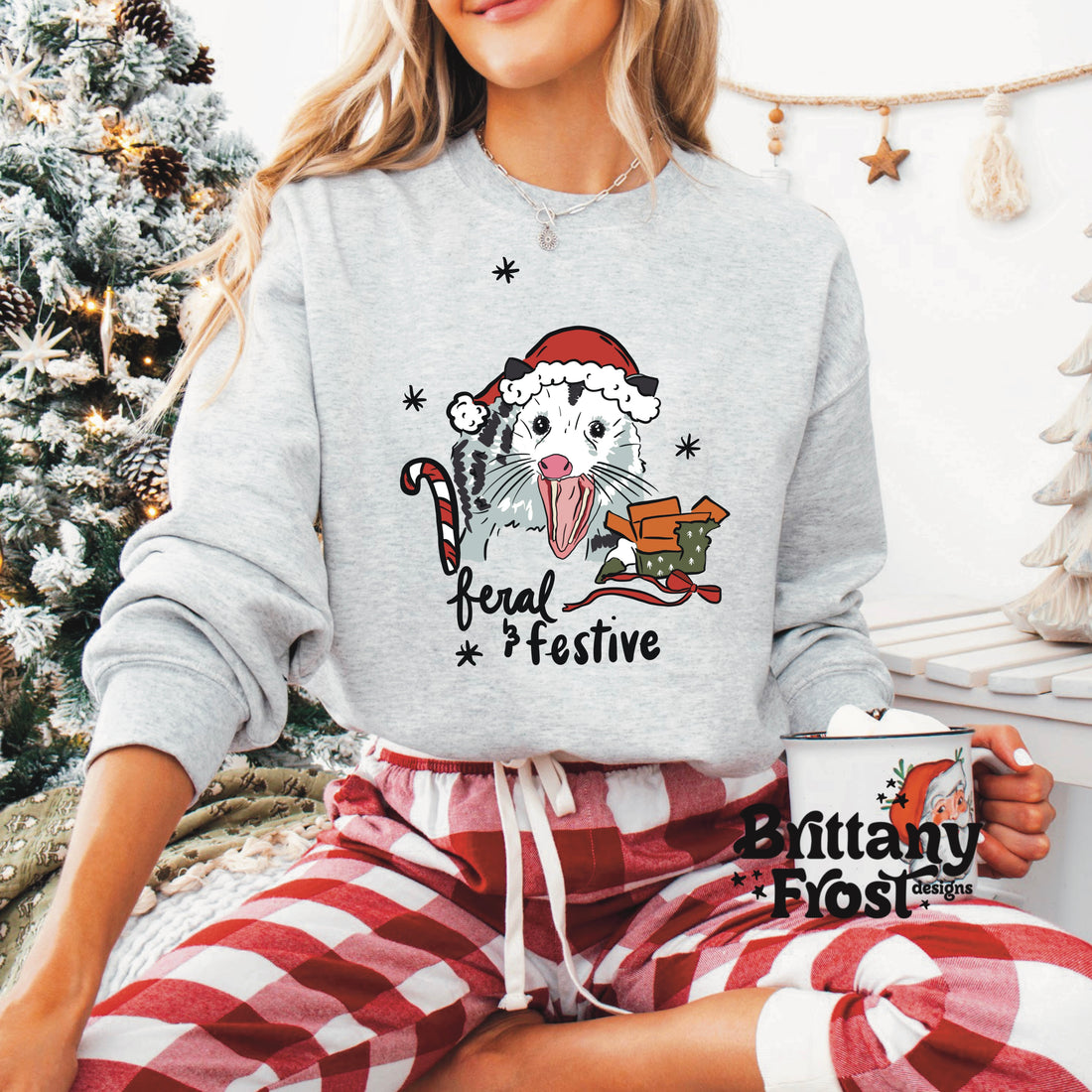 Feral and Festive Unisex Heavy Blend™ Crewneck Sweatshirt