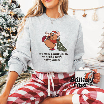 Cozy and Snacks Unisex Heavy Blend™ Crewneck Sweatshirt