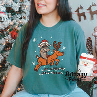 Sorta Merry Sorta Feral Unisex Garment-Dyed T-shirt