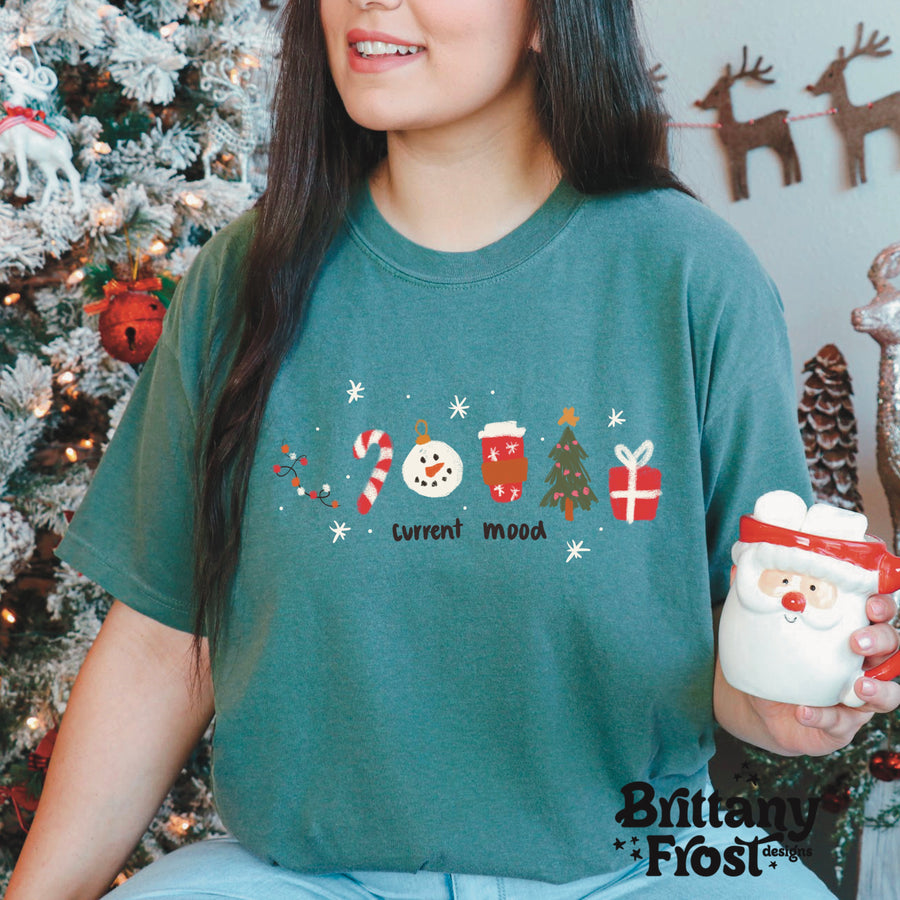 Christmas MoodUnisex Garment-Dyed T-shirt