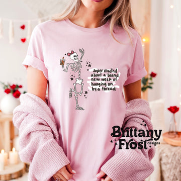 Hanging on by a thread Unisex Garment-Dyed T-shirt