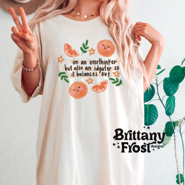 Overthinker Unisex Garment-Dyed T-shirt