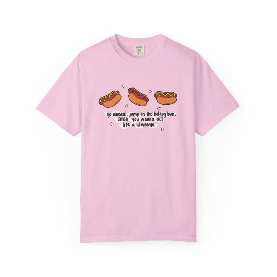Lil weenie Hot dog Unisex Garment-Dyed T-shirt