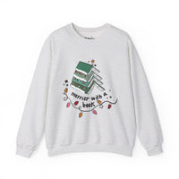 Merrier with Books Unisex Heavy Blend™ Crewneck Sweatshirt