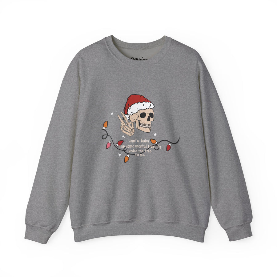 Santa Mental Stability Unisex Heavy Blend™ Crewneck Sweatshirt