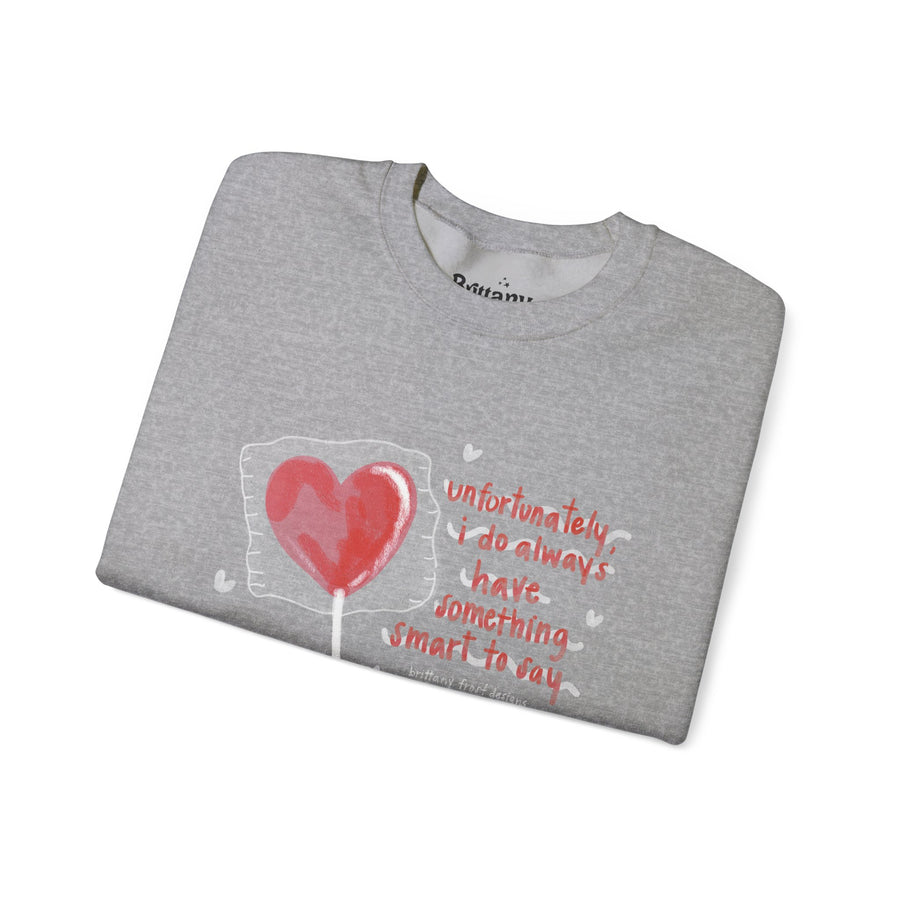 Something Smart Valentines Unisex Heavy Blend™ Crewneck Sweatshirt