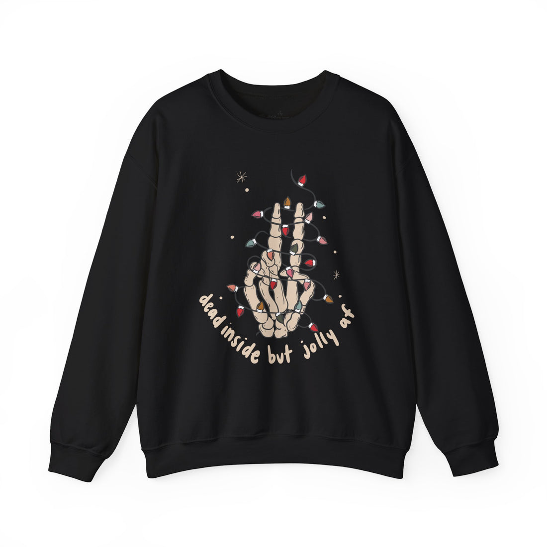 Dead inside But Jolly Unisex Heavy Blend™ Crewneck Sweatshirt