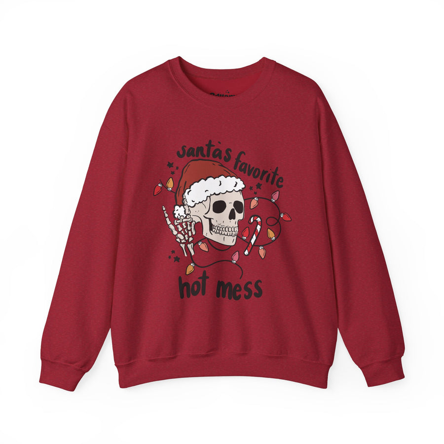 Santa’s Hot Mess Unisex Heavy Blend™ Crewneck Sweatshirt