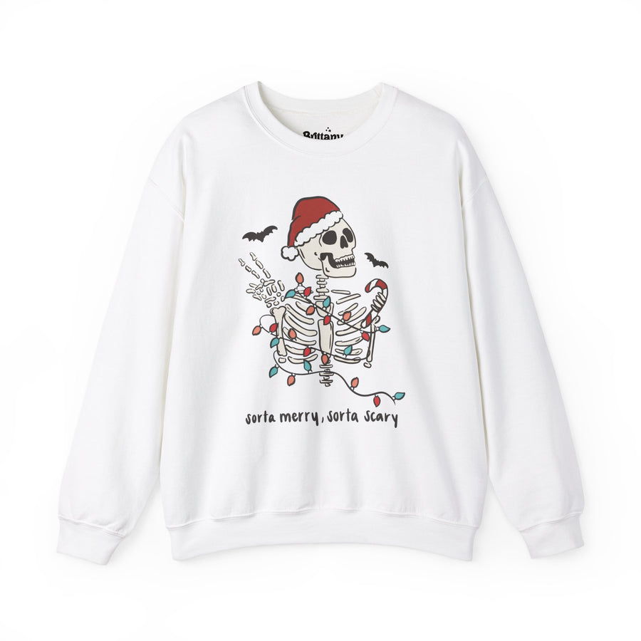 Sorta Merry Sorta Scary Unisex Heavy Blend™ Crewneck Sweatshirt