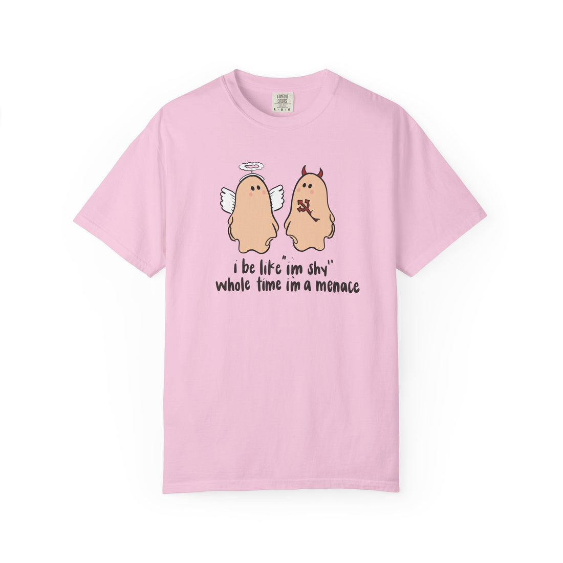 Menace Halloween Unisex Garment-Dyed T-shirt