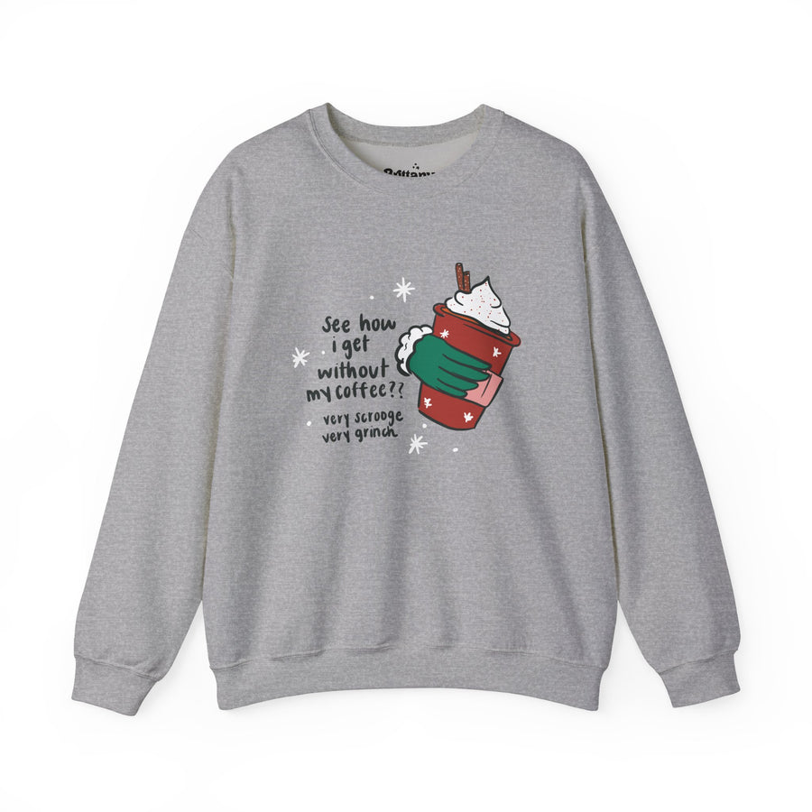 Without coffee Unisex Heavy Blend™ Crewneck Sweatshirt