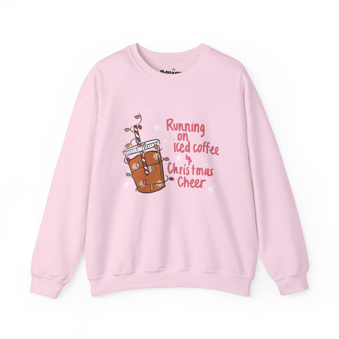 Running on iced coffee Unisex Heavy Blend™ Crewneck Sweatshirt