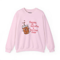 Running on iced coffee Unisex Heavy Blend™ Crewneck Sweatshirt