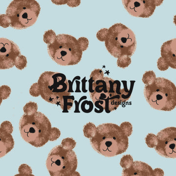 Boho Bears Blue
