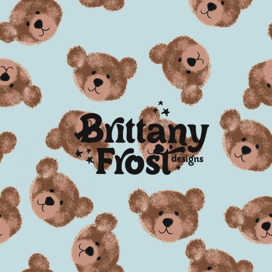 Boho Bears Blue