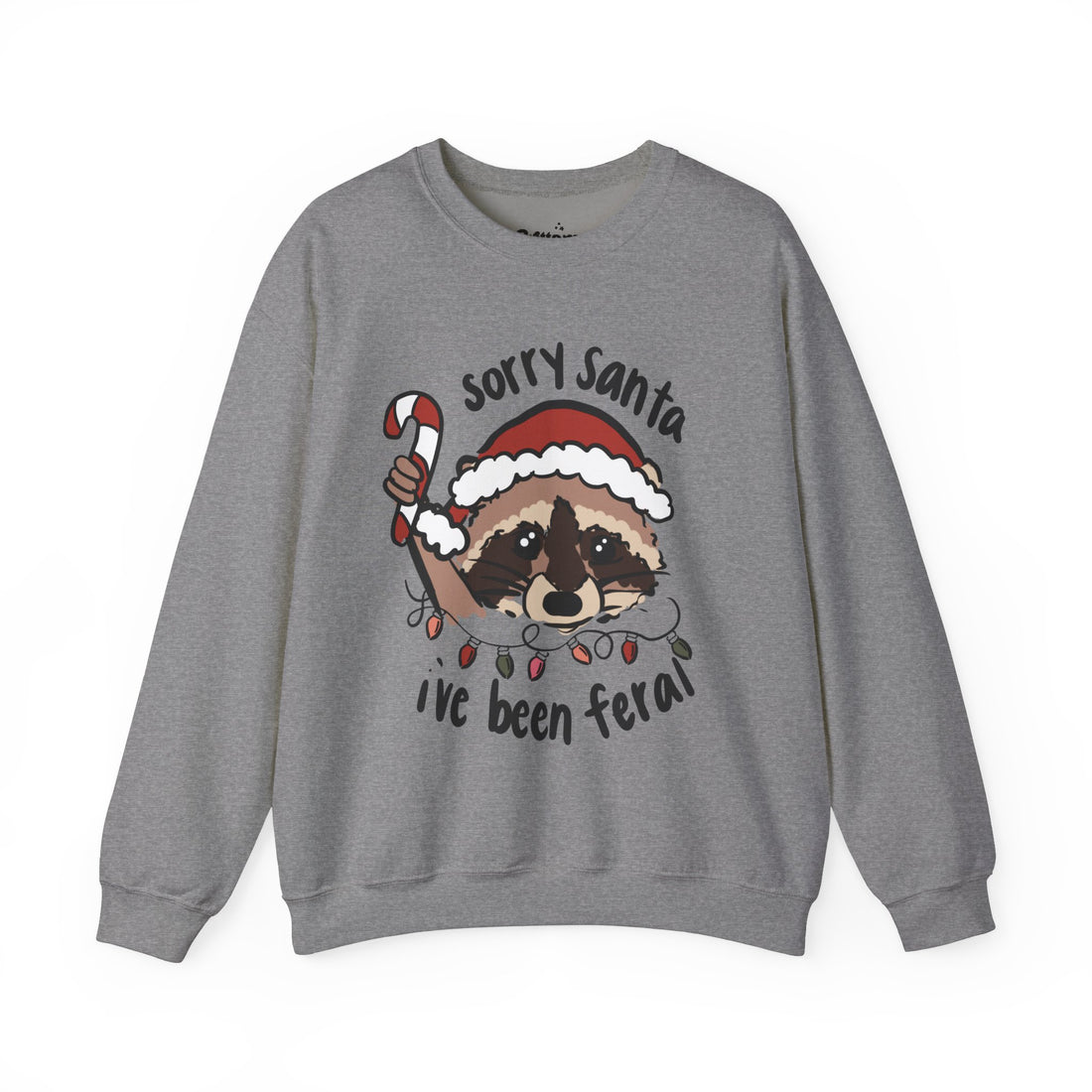 Santa I’ve been Feral Unisex Heavy Blend™ Crewneck Sweatshirt