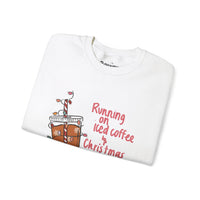 Running on iced coffee Unisex Heavy Blend™ Crewneck Sweatshirt