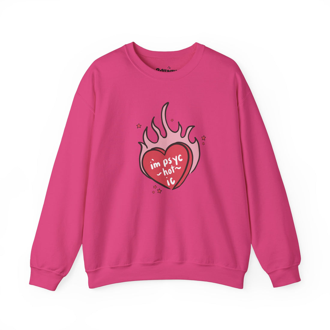 psycHOTic valentines Unisex Heavy Blend™ Crewneck Sweatshirt