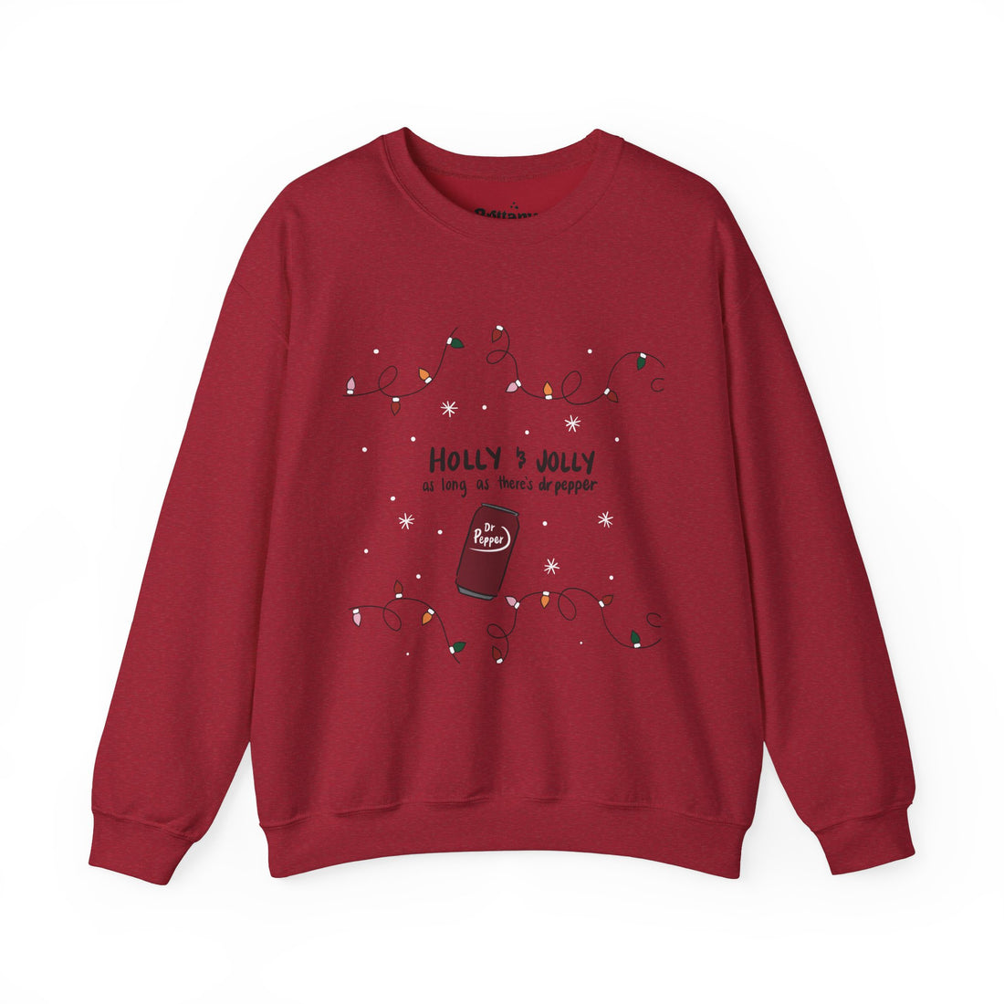 Holly Jolly Dr Pepper Unisex Heavy Blend™ Crewneck Sweatshirt