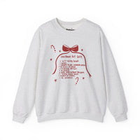 Christmas List Unisex Heavy Blend™ Crewneck Sweatshirt