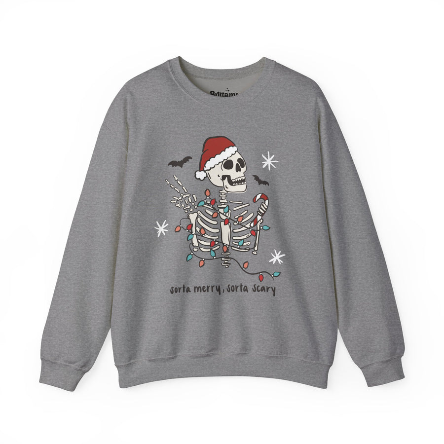 Sorta Merry Sorta Scary Unisex Heavy Blend™ Crewneck Sweatshirt