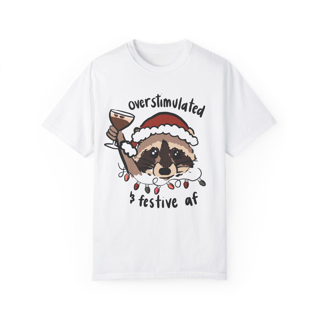 Overstimulated Espresso Martini Unisex Garment-Dyed T-shirt