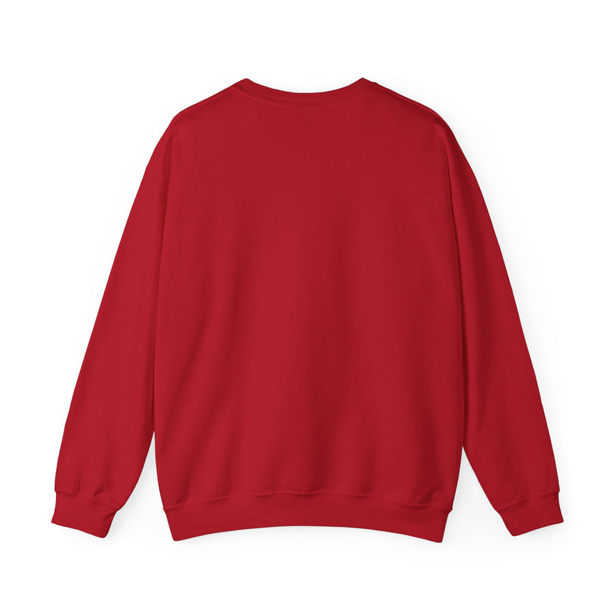 Overstimulated and Festive Unisex Heavy Blend™ Crewneck Sweatshirt