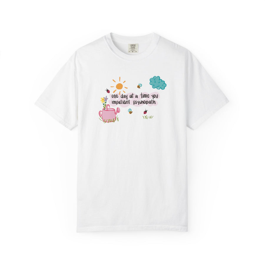 Impatient psycho Unisex Garment-Dyed T-shirt