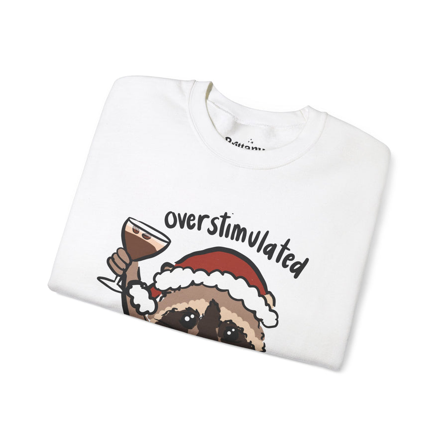 Overstimulated & Festive Unisex Heavy Blend™ Crewneck Sweatshirt