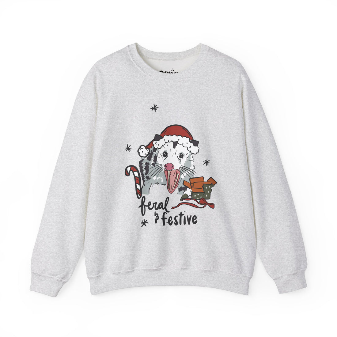 Feral and Festive Unisex Heavy Blend™ Crewneck Sweatshirt