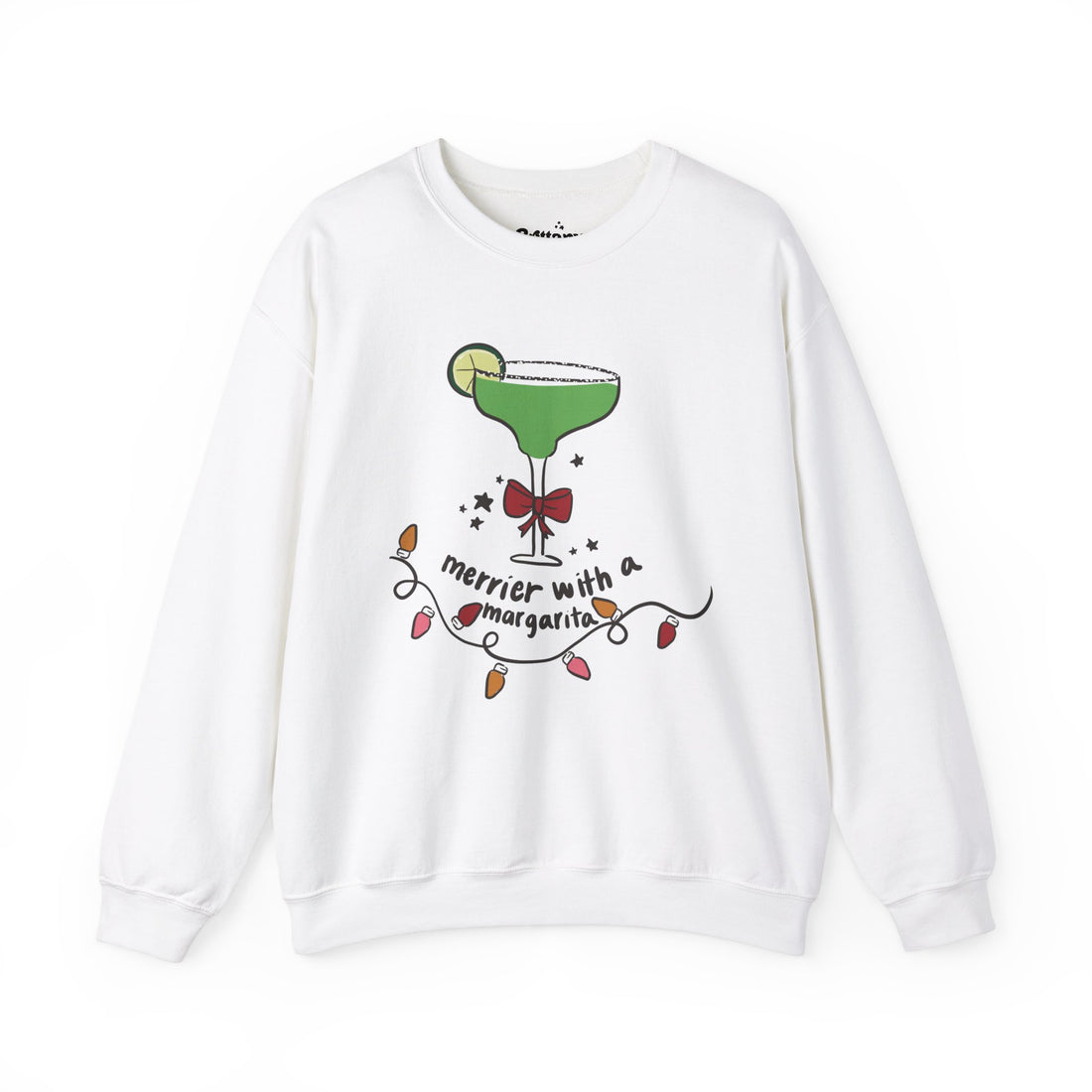 Merrier with a Margarita Unisex Heavy Blend™ Crewneck Sweatshirt