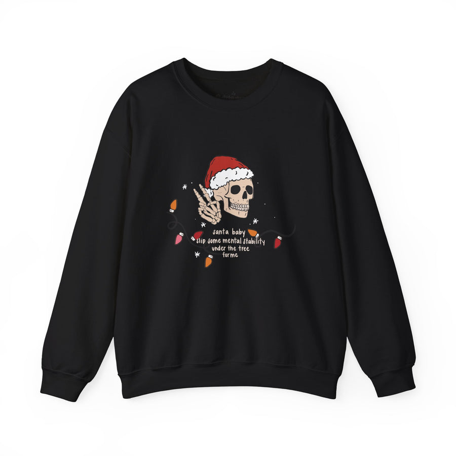 Santa Mental Stability Unisex Heavy Blend™ Crewneck Sweatshirt