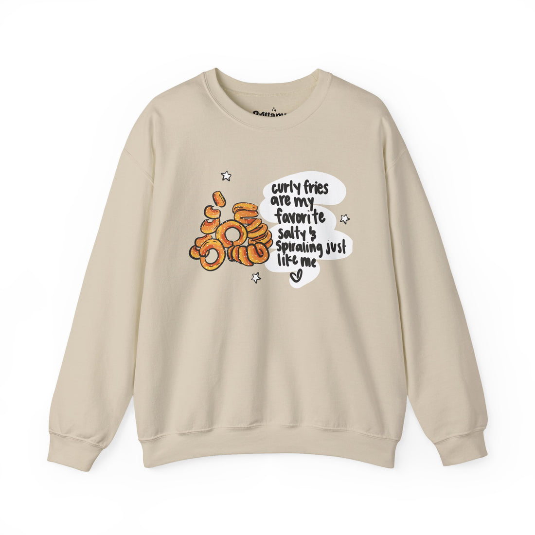 Curly Fries Unisex Heavy Blend™ Crewneck Sweatshirt