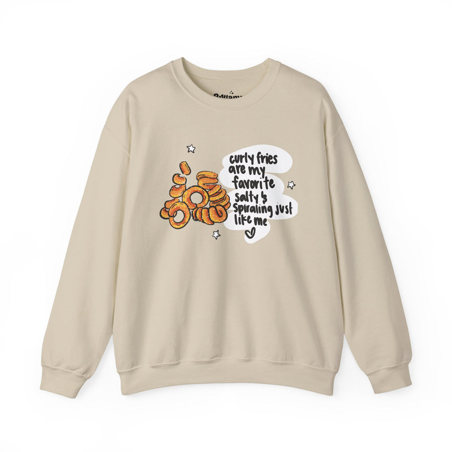 Curly Fries Unisex Heavy Blend™ Crewneck Sweatshirt