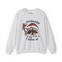 Overstimulated & Festive Unisex Heavy Blend™ Crewneck Sweatshirt