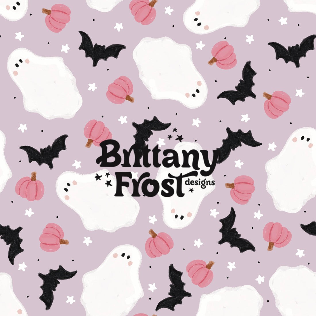 Purple Halloween Ghosties
