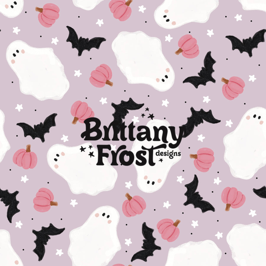 Purple Halloween Ghosties
