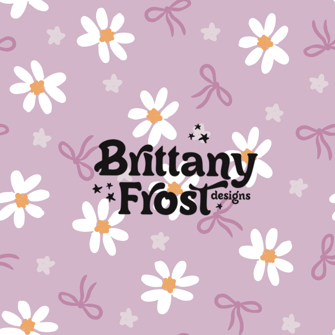 Purple Daisy Bows
