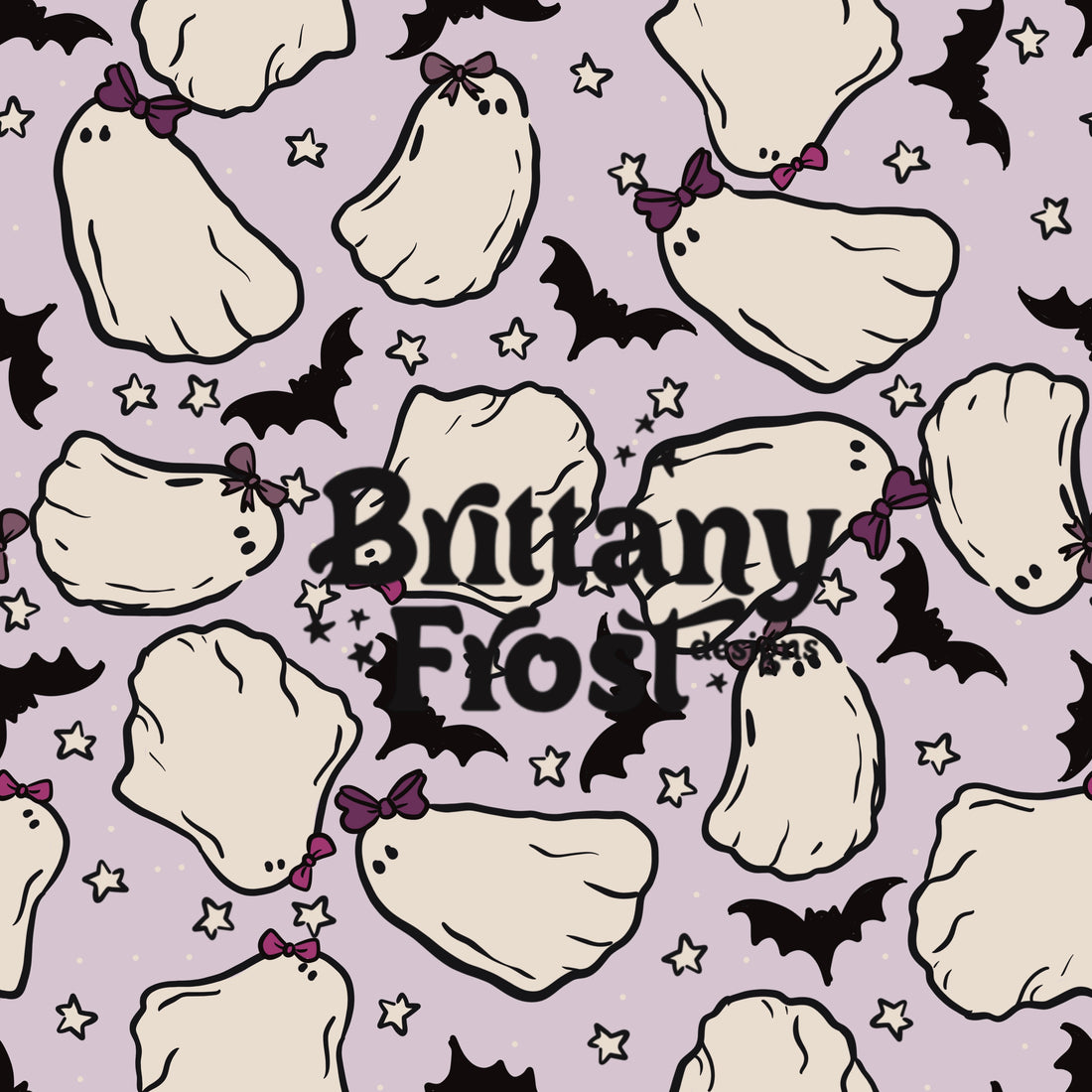 Purple Ghosts Bows